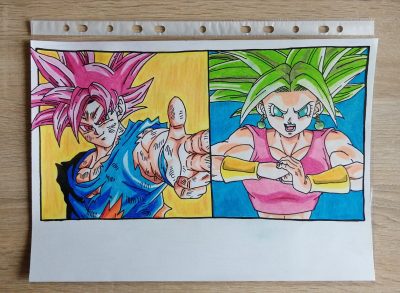Goku SSJ God vs Kefla